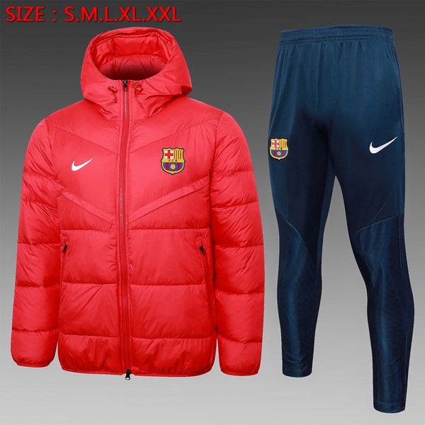 Piumino Barcellona Set Completo 24/25 Rosso